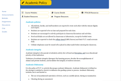 Academic Policy